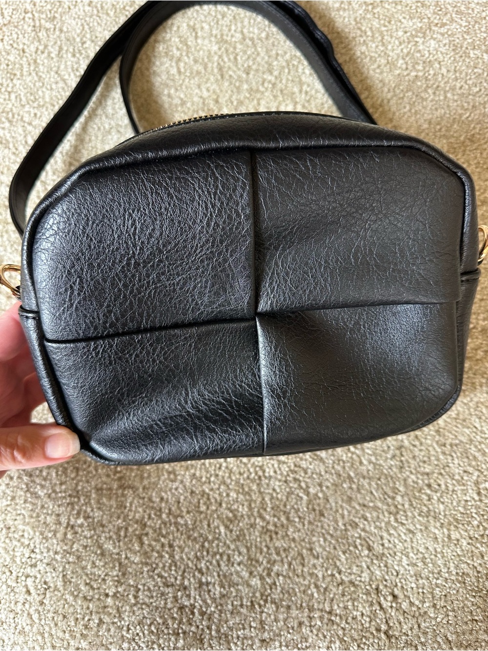 Black Quilted Bag